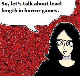 2021 Artwork Level length in horror games article sketch